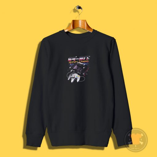 64 Bit Retro Gaming Sweatshirt