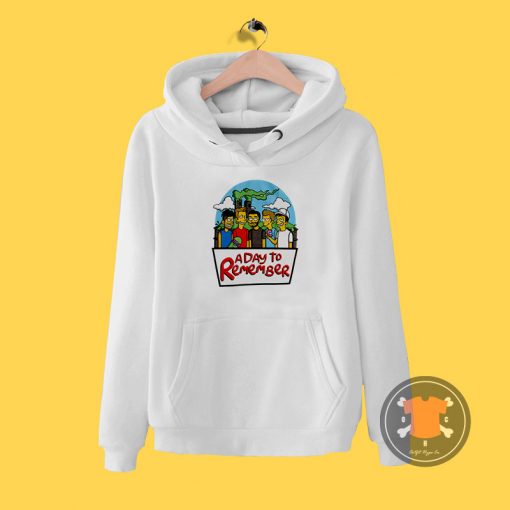 A Day To Remember Mens Simpsons Hoodie