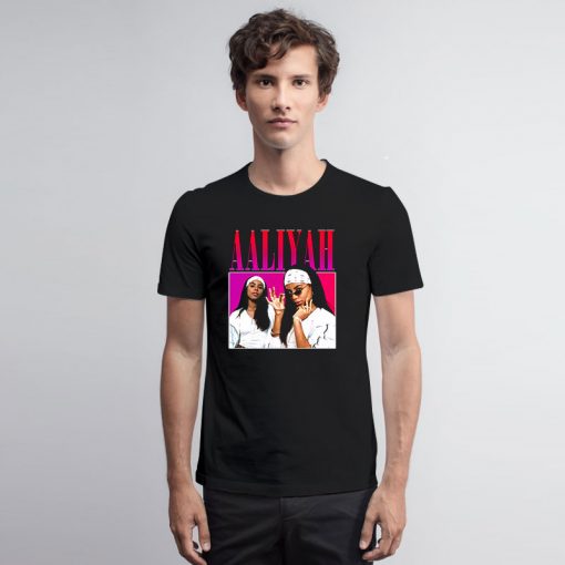 Aaliyah Vintage Retro T Shirt