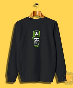 Abe Lincoln Irish Shamrock St. Patricks Day Themed Design Sweatshirt