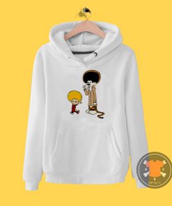 Afro Calvin and Hobbes Hoodie