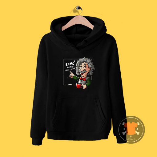 Albert Einstein Physicist Coffee Equation Hoodie