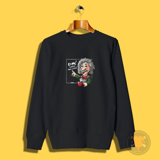 Albert Einstein Physicist Coffee Equation Sweatshirt