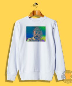 Albert Einstein Smoking Geeky Inventor Sweatshirt