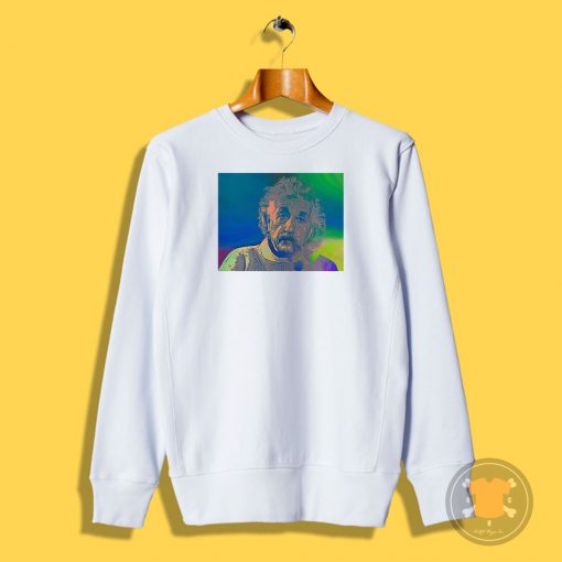 Albert Einstein Smoking Geeky Inventor Sweatshirt