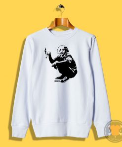 Albert Einstein Smoking Sweatshirt