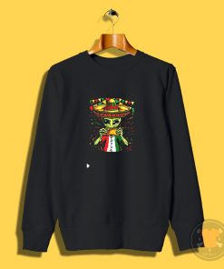 Alien Eating Taco Sweatshirt