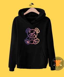 Animal Colorful Teddy Bear Cute Hoodie