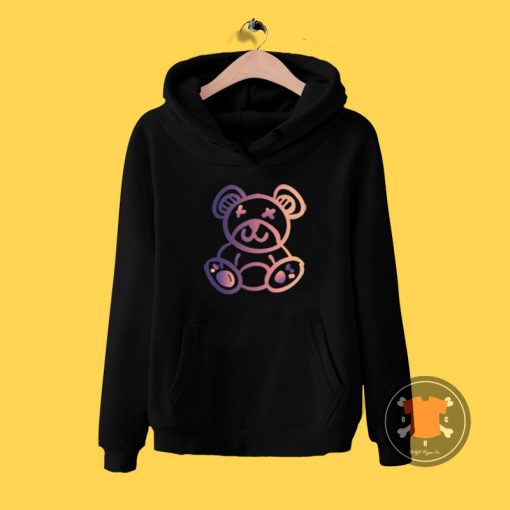 Animal Colorful Teddy Bear Cute Hoodie