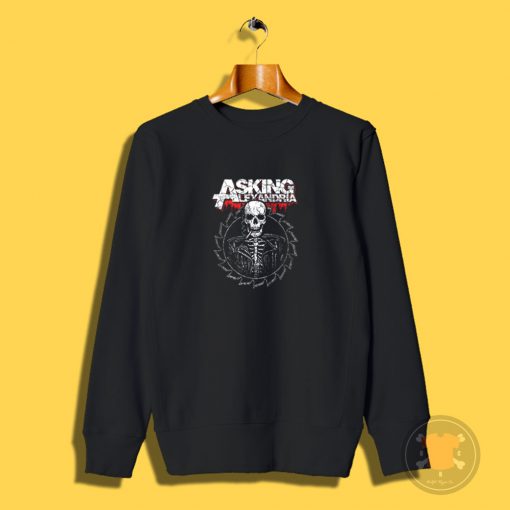 Asking Alexandria Skeleton Saw Sweatshirt