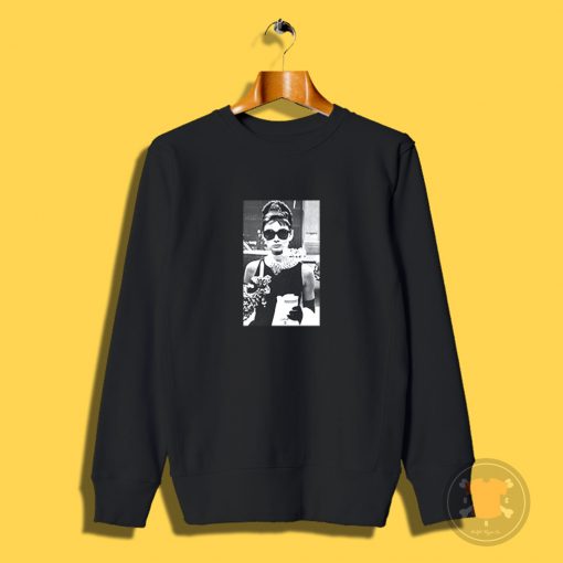 Audrey Hepburn Sunglasses Breakfast at Tiffany Sweatshirt