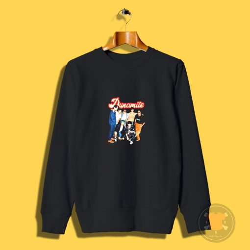 BTS Dynamite Group Retro Sweatshirt