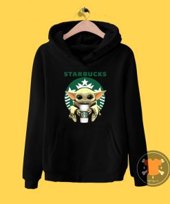 Baby Yoda Hug Starbucks Hoodie