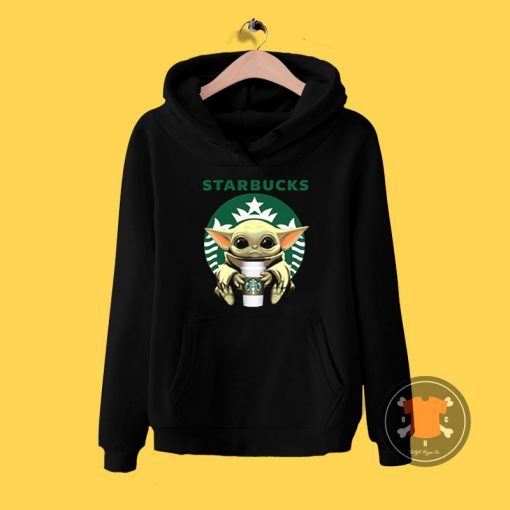 Baby Yoda Hug Starbucks Hoodie