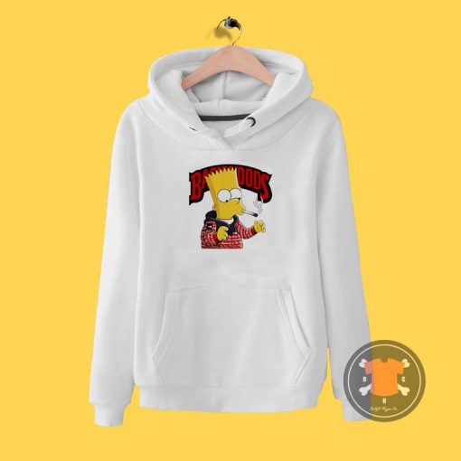 Backwoods Bart Simpson Smoking Hoodie