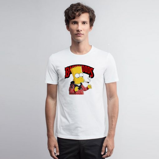 Backwoods Bart Simpson Smoking T Shirt