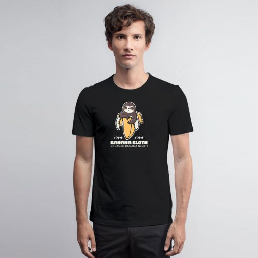 Banana Sloth T Shirt