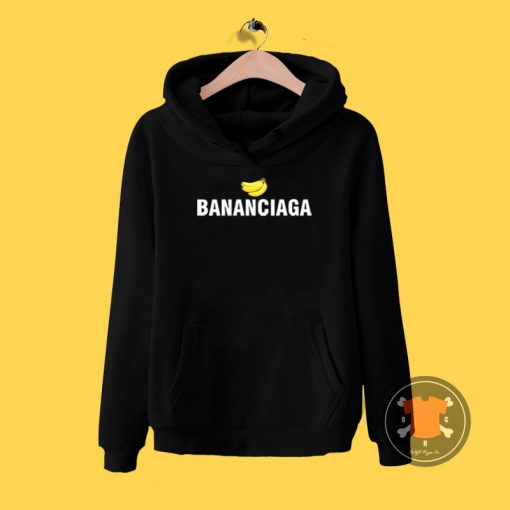 Bananaciaga Balenciaga Black Hoodie