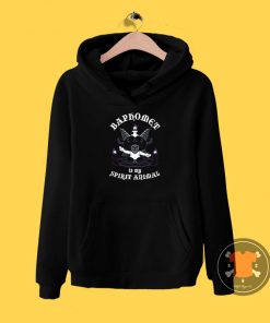 Baphomet is My Spirit Animal Occult Creepy Cute Goth Hoodie