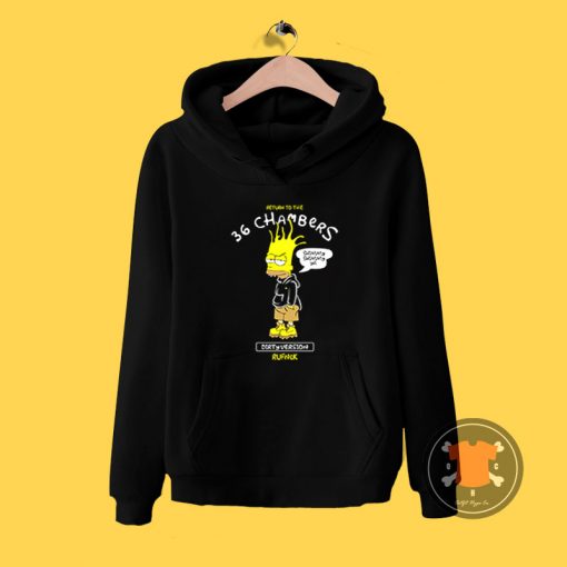 Bart Simpson 36 Chambers Vintage Hoodie