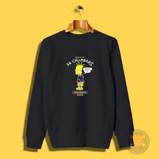 Bart Simpson 36 Chambers Vintage Sweatshirt