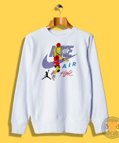 Bart Simpson Nike Air Flight Funny Sweatshirt