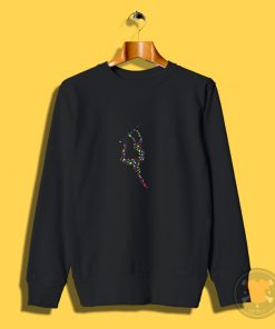 Baton Twirling Hearts Sweatshirt