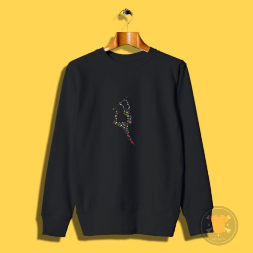 Baton Twirling Hearts Sweatshirt