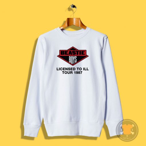 Beastie Boys Licensed to Ill Tour 1987 Sweatshirt