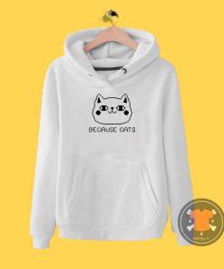 Because Cats Pixel Hoodie