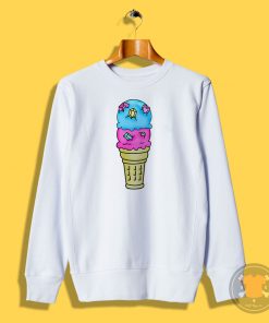 Bejeweled Ice Cream Cone Sweatshirt