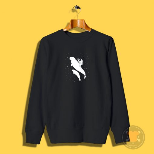 Beluga astronaut Sweatshirt