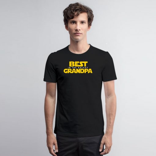 Best Grandpa in the Galaxy T Shirt