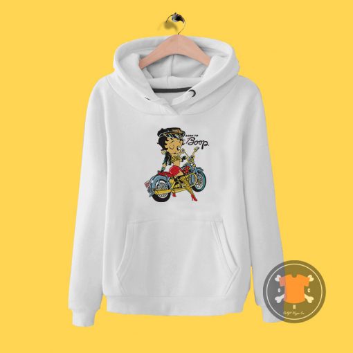 Betty Boop Biker Cartoon Hoodie