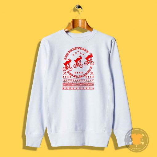 Bikes Ugly Christmas Sweatshirt