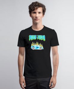 Billie Eilish Car Flames Tour T Shirt