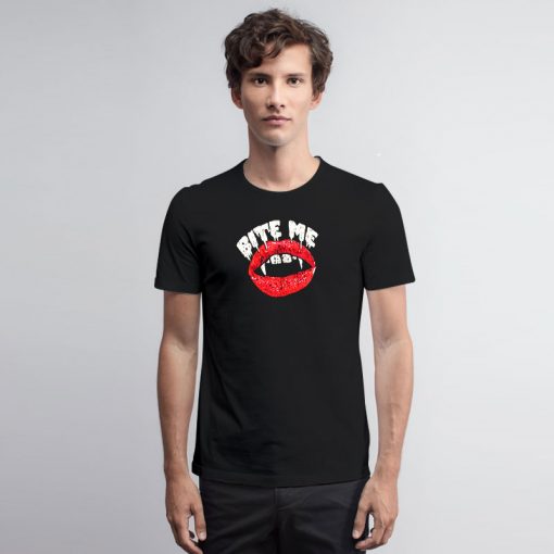 Bite me vampire T Shirt