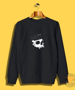 Black Cats In Skull Sweatshirt