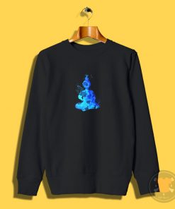 Blue Buddha Silhouette Sweatshirt