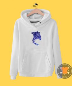 Blue Mandala Stingray Hoodie