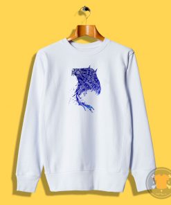 Blue Mandala Stingray Sweatshirt