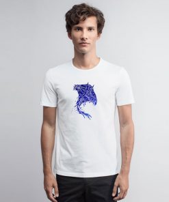 Blue Mandala Stingray T Shirt