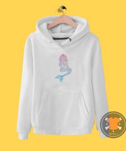 Blue and Pink Mermaid Hoodie