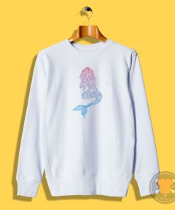 Blue and Pink Mermaid Sweatshirt