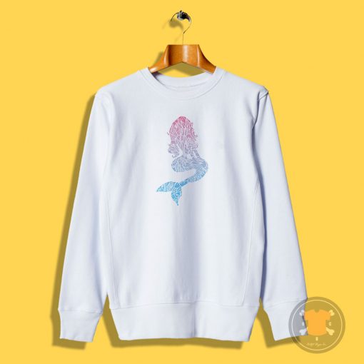 Blue and Pink Mermaid Sweatshirt