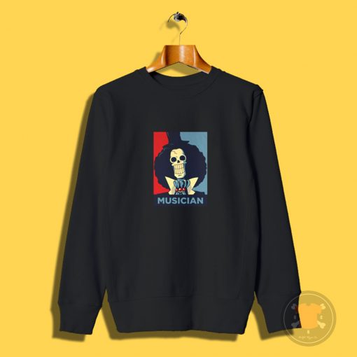 Brook Soul King Anime Musician Sweatshirt