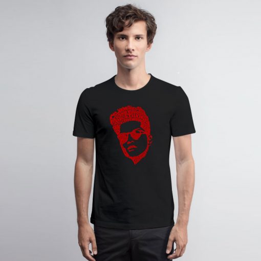 Bruno Mars Thypography T Shirt