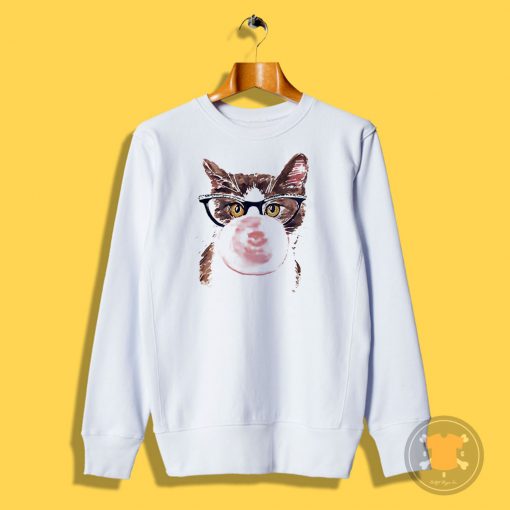 Bubble Gum Cat Sweatshirt