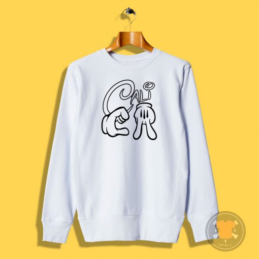 CALIFORNIA Mickey Hands Sweatshirt