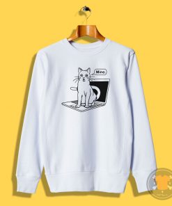 Cat Be Mine Laptop Sweatshirt